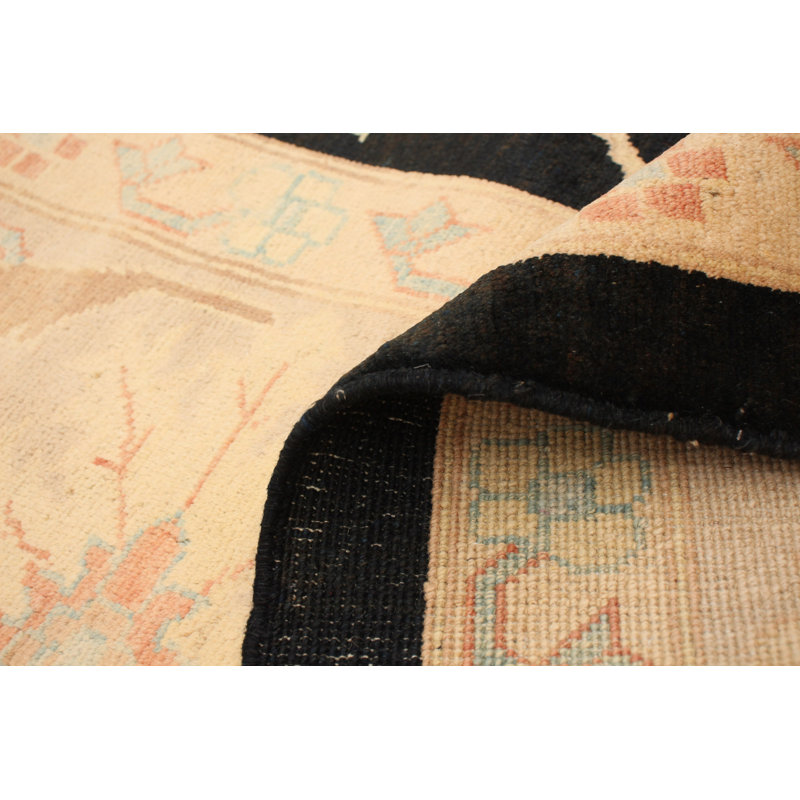 Tapis décoratif en laine de conception unique 10 pi 2 po x 13 pi 10 po noué à la main New Age Chobi