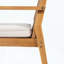 Ensemble de salle à manger 5 pièces en bois d'acacia avec table à lattes