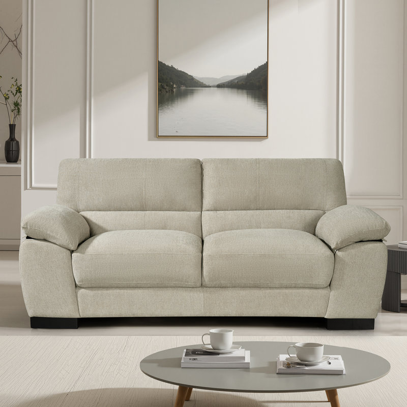 Alann 3 Seater Sofa, Beige, 3