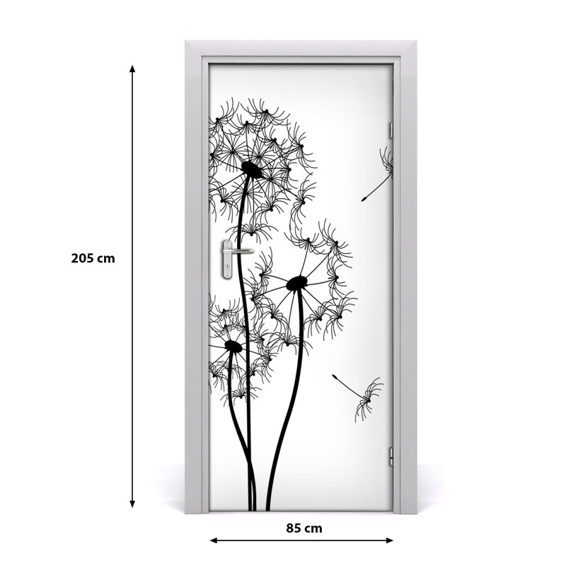 Dandelion Door Decal
