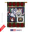 Drapeau maison en polyester à 2 côtés christmas calendar chatons-18886648