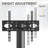 4-Tiers Media Component Audio Shelf TV Stand