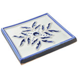 Novecento Taco Evoli 5" x 5" Ceramic Decorative Accent Tile