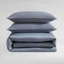 Calvin Klein Organic Earth Solid Cotton Duvet Cover Set-306636018-306636019