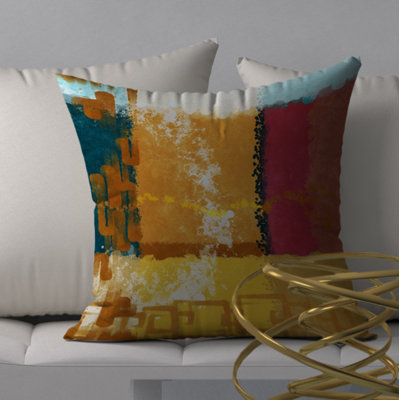 Abstract Throw Pillow