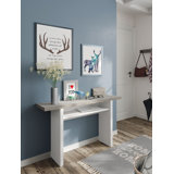 Garland Extendable Table With Book Opening, Folding Auxiliary Console Table, 120X35H77 Cm