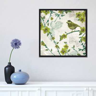 «Birds and Butterflies II», impression sur toile tendue