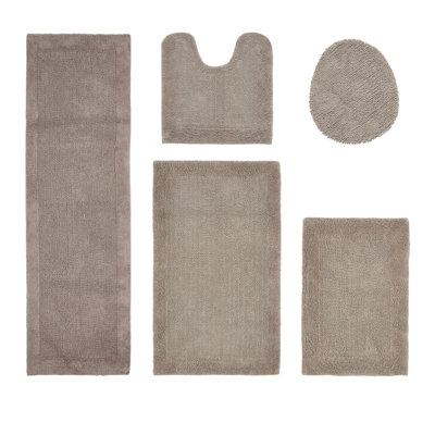 Ensemble de tapis de bain 5 pièces Makayln