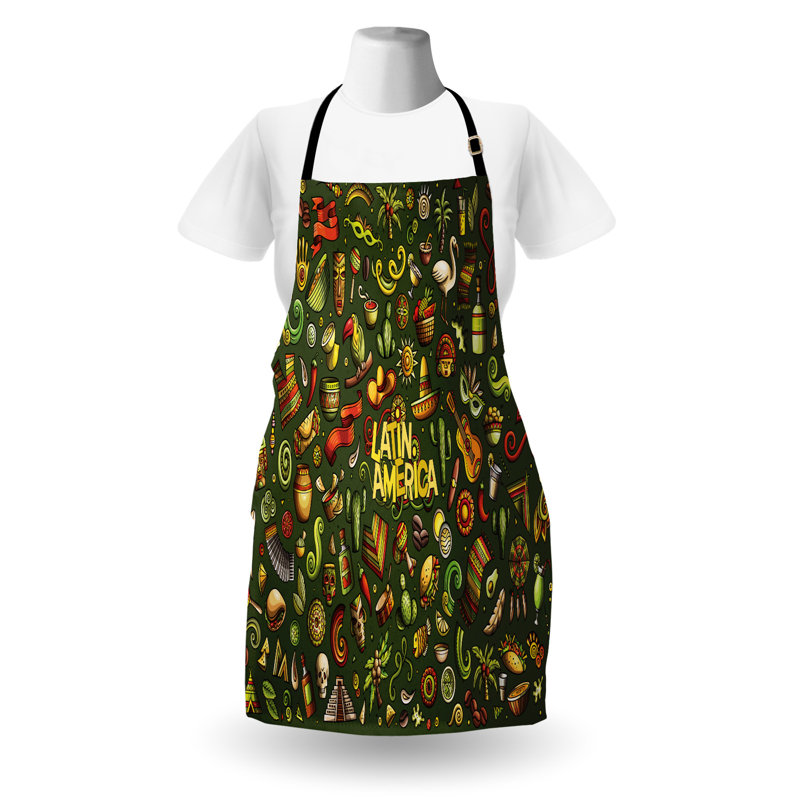 Multicolore Dakota Fields Tablier Hispanique Unisex Amérique Latine