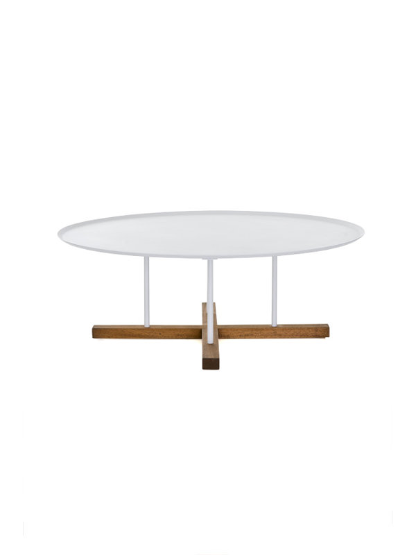 Table basse Jovita, Blanc