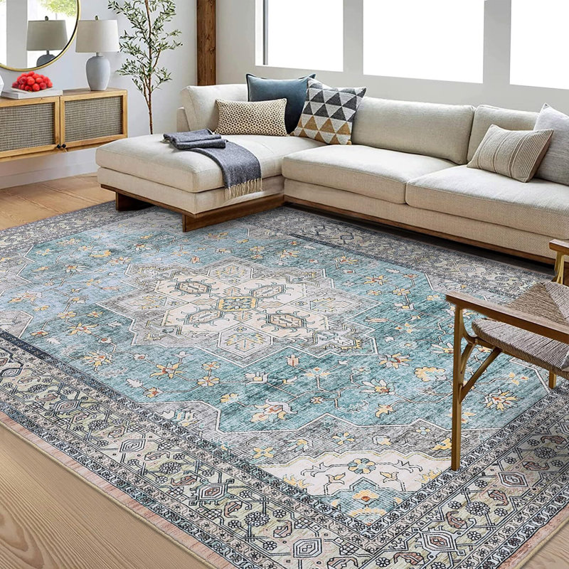 Tapis de salon lavable, Rectangle 10 pi x 13 pi