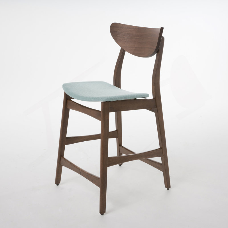 Chaise à hauteur de comptoir, Brun, Menthe