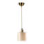 Luminaire suspendu en cuivre 1 lumière Haledon