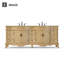 Meuble-lavabo double 84 po beige antique-1154615538