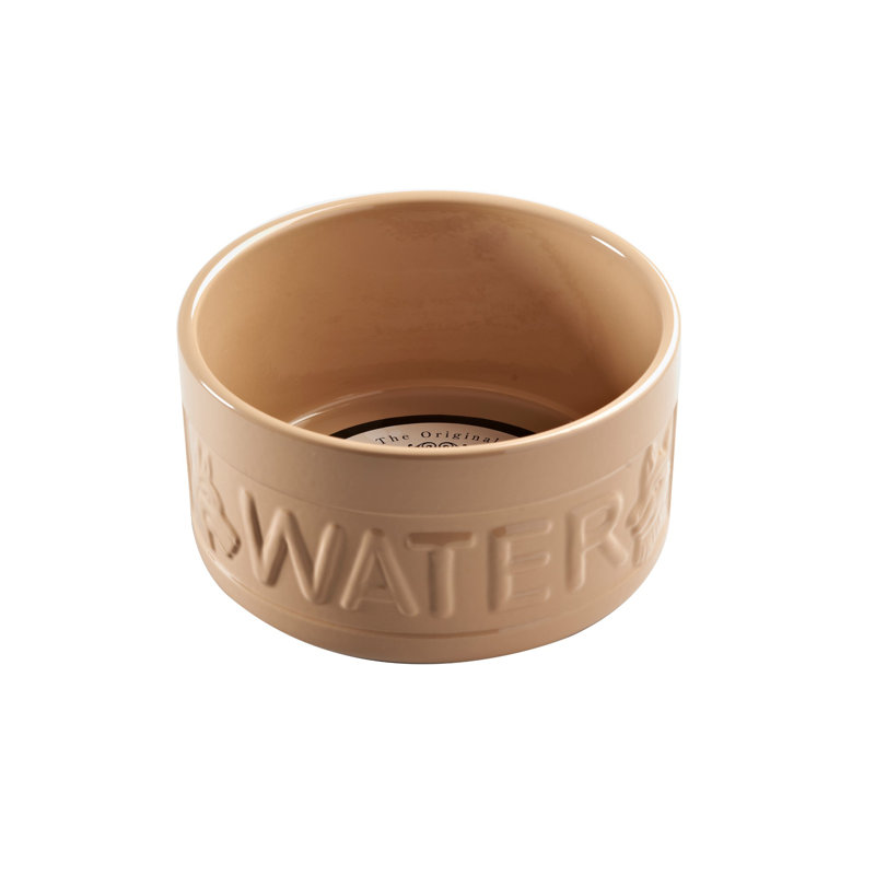 Cane Lettered Dog Food & Water Bowl, 3.5cm H x 15cm W x 15cm D