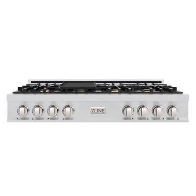 48" Gas Cooktop with 7 Burners
