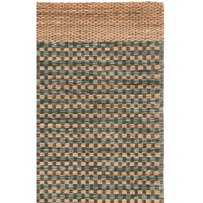 Martha Stewart 9529 jute touffeté à la main à 40%; 40% laine; Tapis géométrique 20% coton