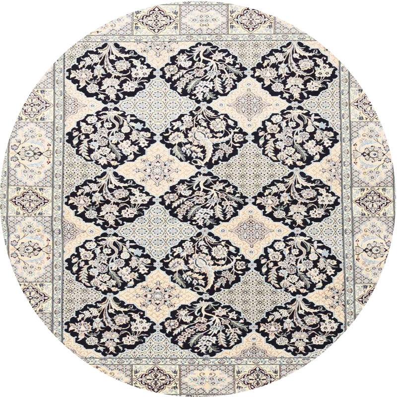 Cohin Oriental Indoor Rug, Round 5'