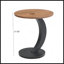 Ensemble de 2 tables basses gigognes noires-234684408