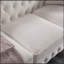 Canapé Chesterfield en tissu beige (beige)-265285565