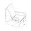 Chaise de patio avec coussin Artorias Imperial
