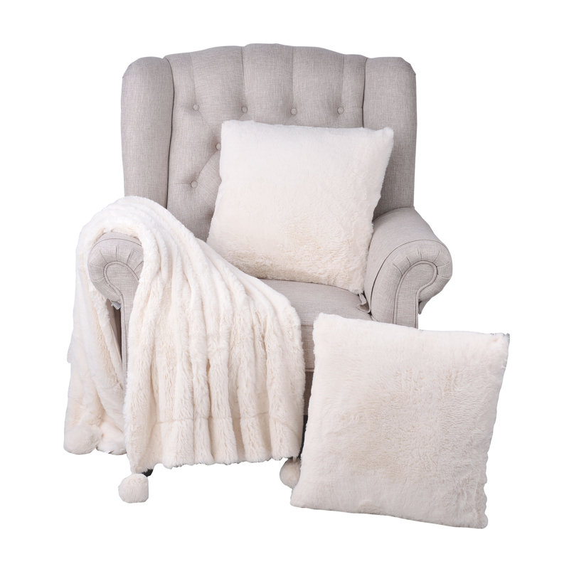 Throw Blanket, Ivory
