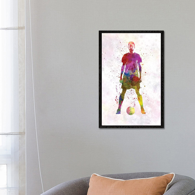 Man Soccer Football Player XI by Paul Rommer - Gallery-Wrapped Canvas Giclée on Canvas, 66.04 cm H x 45.72 cm W