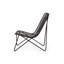 Chaises d'appoint d'extérieur grises, base géométrique, l 24,68 x P 34,48 H 34,79 H, capacité de 400 lb, chaises de patio confortables-233174999