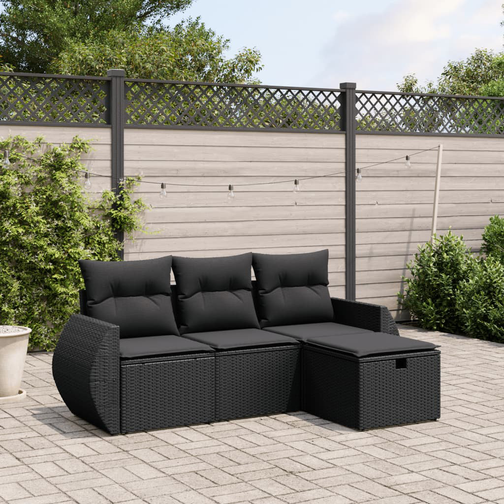 70 cm breites Outdoor-Sitzgruppen-Set Raynne mit Kissen