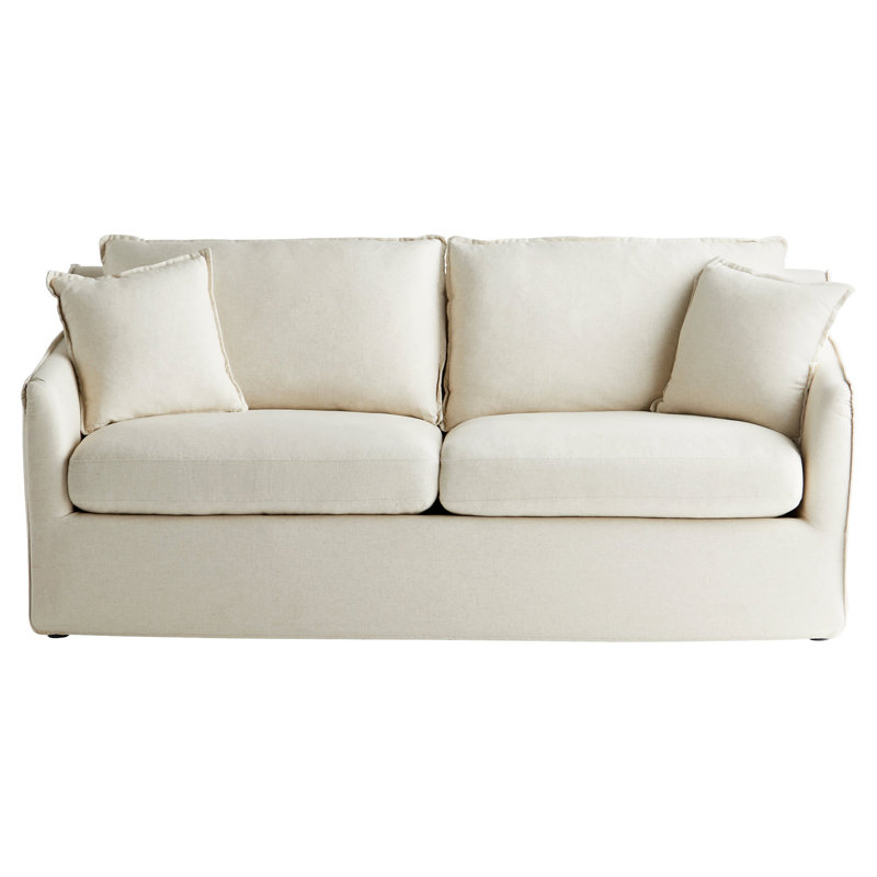 Sovente 80'' Slipcovered Sofa