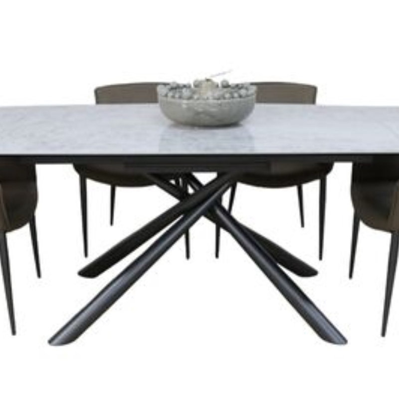 Solid Wood Base Dining Table