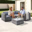  5 Seater Rattan Corner Sofa Set