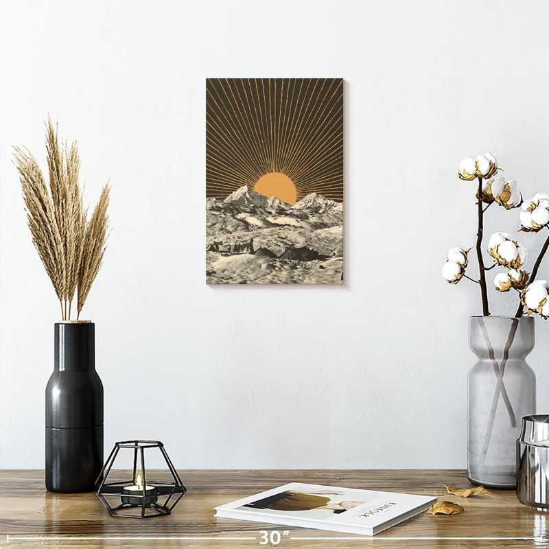 Oberle Mountainscape V, 12" H x 8" W