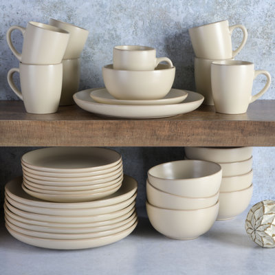 Gibson Home Rockaway 32 Piece Dinnerware Set