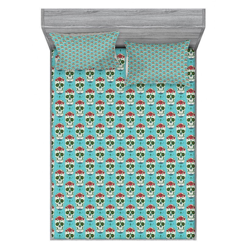 Microfiber Sheet Set, Full Sheet Set with Fitted Sheet