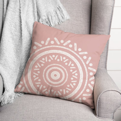 Medallion Outdoor Throw Pillow