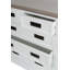 Clearwater Solid Wood 85 cm W Chest of 5 Drawers