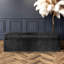Safar Large Plush Velvet Ottoman Storage Box with Plain Lid Multi Functional Upholstered Blanket Box-116779910-116779924