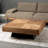 Square solid wood end table-106775980