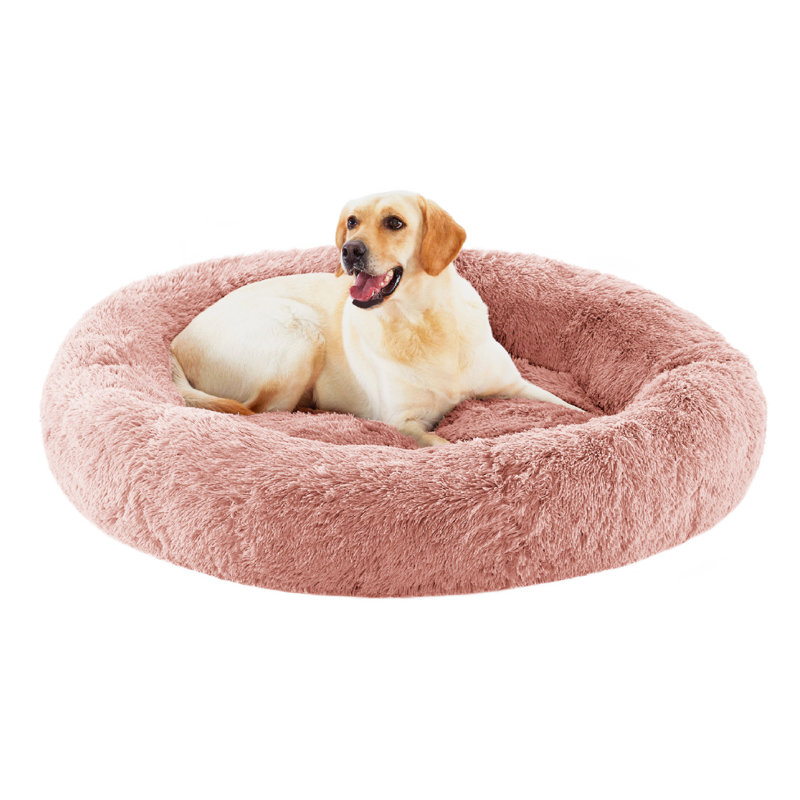 Lit pour animaux en fausse fourrure Tucker Murphy Pet ™, Très grand (l 45 po x P 45 po x H 9 po)