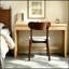 Bureau d'ordinateur 47 po Farmhouse avec tiroir pour bureau personnel et bureau