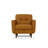 Camel Top Grain Leather Settee