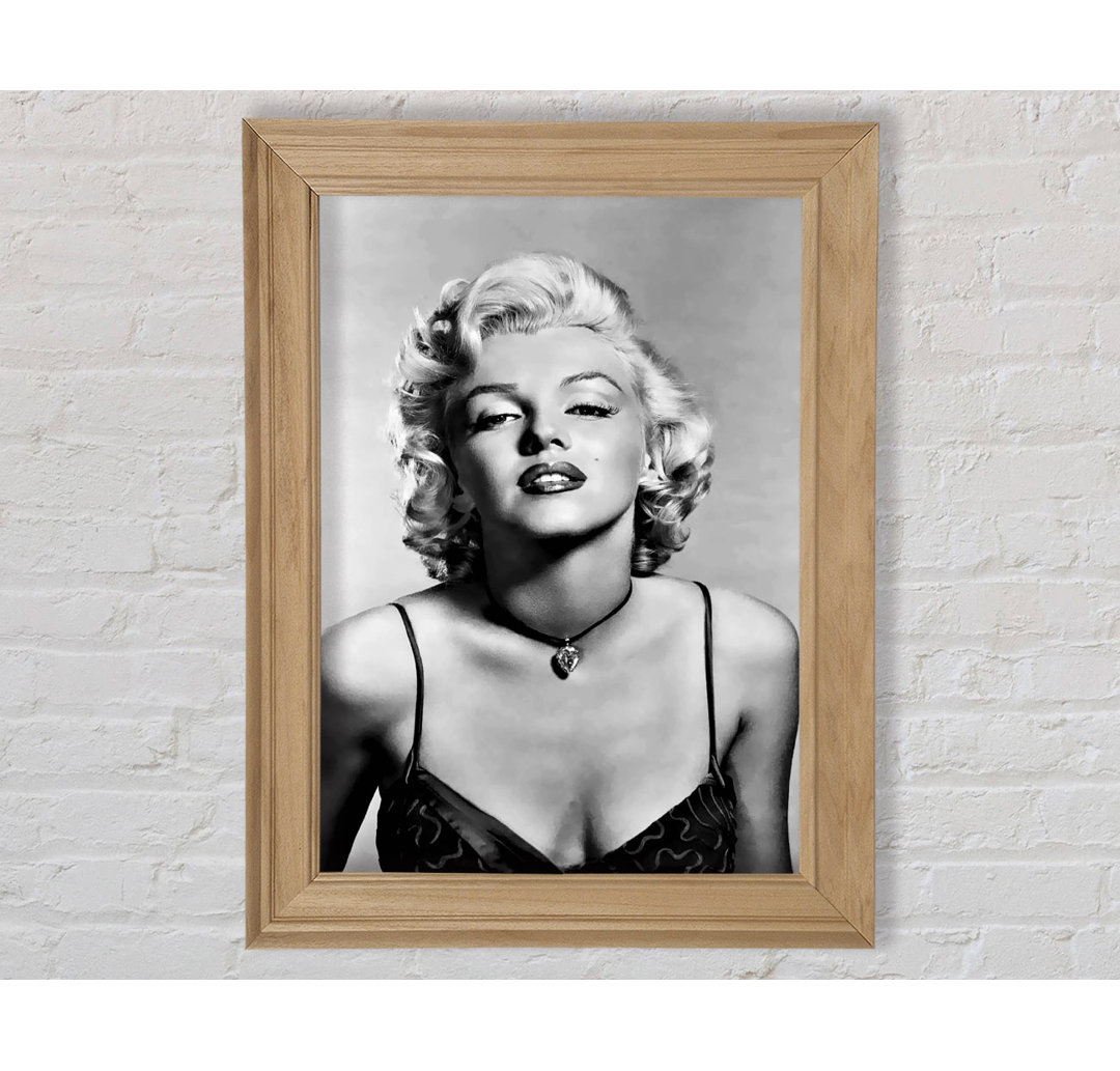 Marilyn Monroe Kuss - Einzelner Bilderrahmen Kunstdrucke