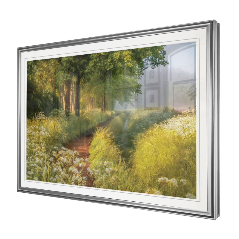 «Spring in Holland», reproduction, H 30 po x l 45 po x 1,5 po, Cadre argenté