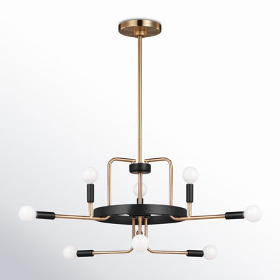 Sacci 9 - Light Sputnik Modern Linear Chandelier