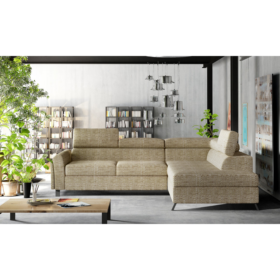 Ecksofa Northampt mit Bettfunktion