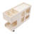 Ovie Exquisite End Table with Wheels