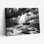 «Black and White Ocean Ships Under Dramatic Clouds», reproduction d'art sur toile tendue sur toile, ensemble de 1