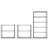 2 Pack 3 Tier Shelf Wire Shelving Unit-849670603