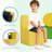 Kids Sofa Set, Daycares Chairs For Toddlers Activities, Colorful Modular Flexible Seating Set For Home Preschool Playroom, 10 Piece-121785152